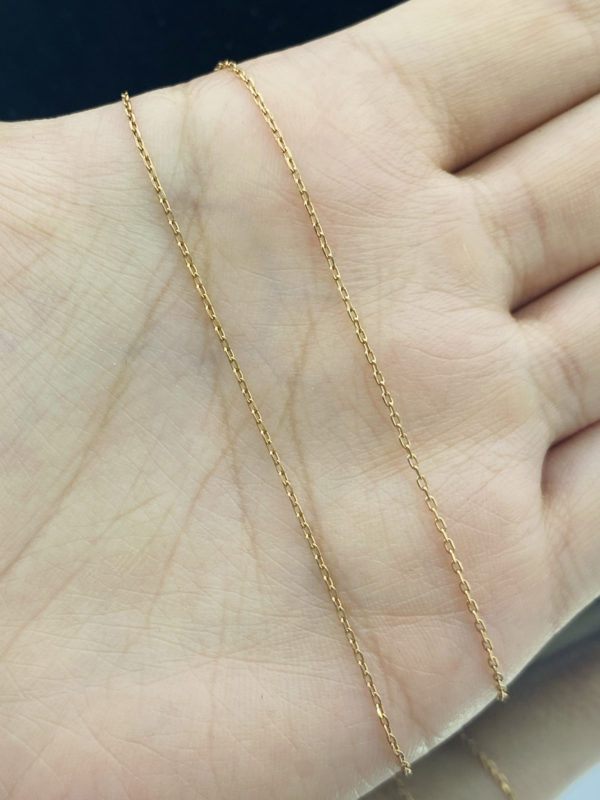 Cadena diseño VOLGA para dama, oro de 18k