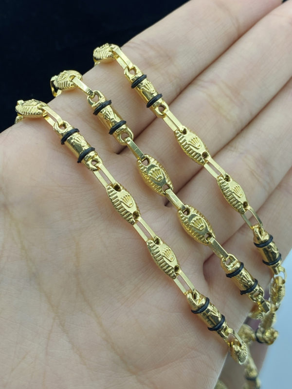 Cadena para caballero, oro de 18k