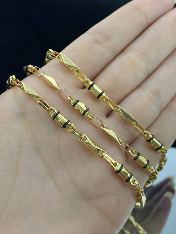 Cadena para caballero, oro de 18k